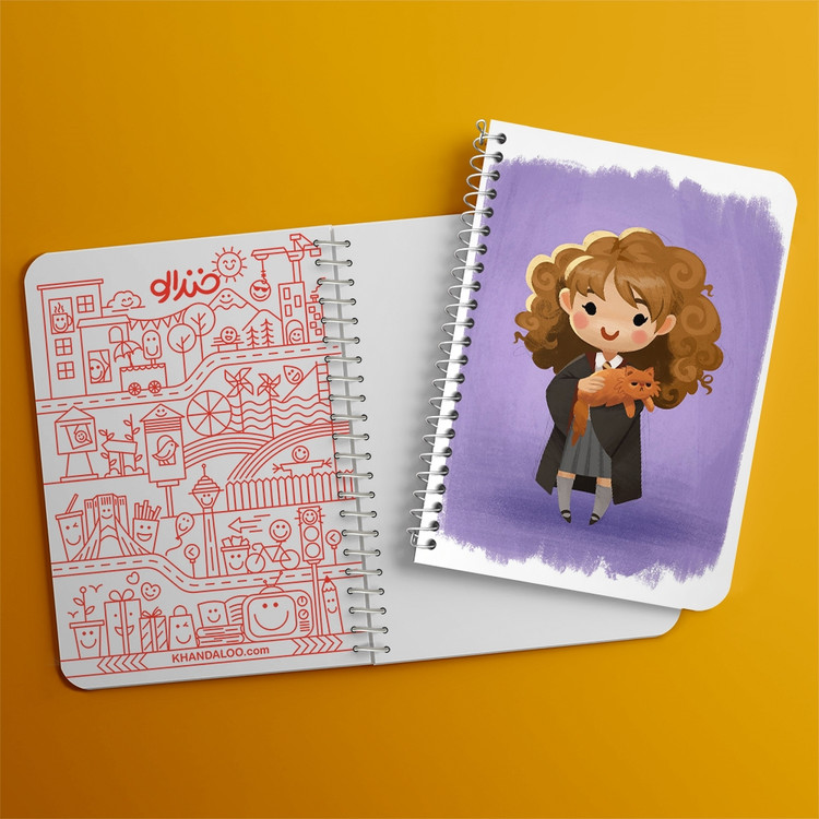 دفتر لیست خرید 50 برگ خندالو طرح هری پاتر Harry Potter کد 2896