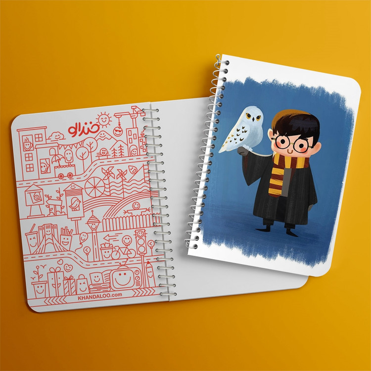 دفتر لیست خرید 50 برگ خندالو طرح هری پاتر Harry Potter کد 2894