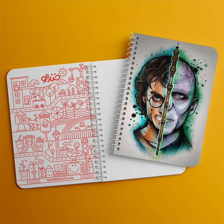 دفتر لیست خرید 50 برگ خندالو طرح هری پاتر Harry Potter کد 2891
