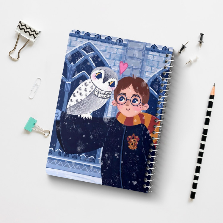 دفتر لیست خرید 50 برگ خندالو طرح هری پاتر Harry Potter کد 2887