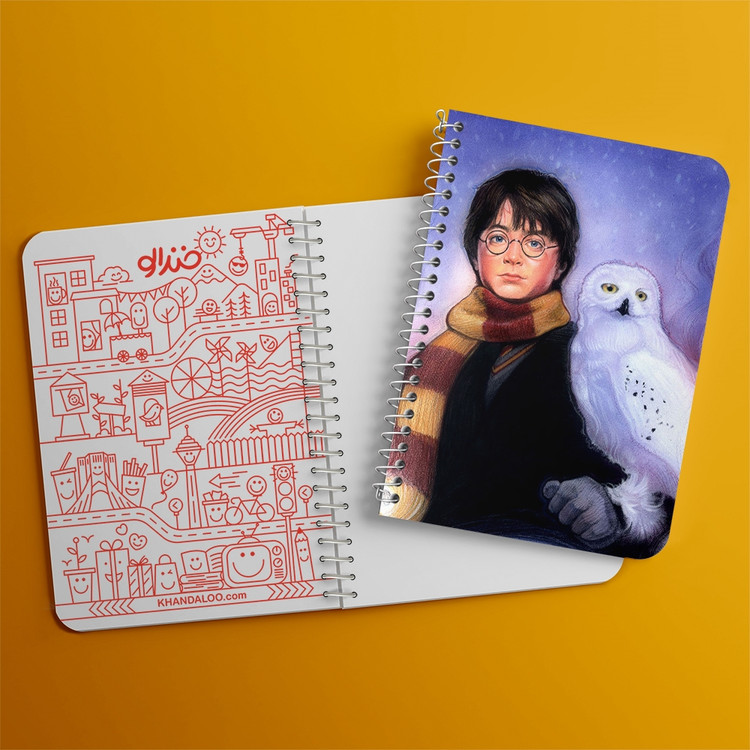 دفتر لیست خرید 50 برگ خندالو طرح هری پاتر Harry Potter کد 2885