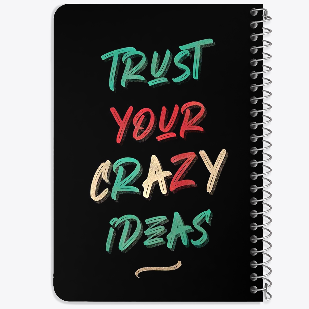 دفتر لیست خرید 50 برگ خندالو طرح Trust Crazy Ideas کد 2732