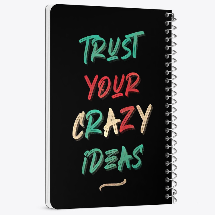 دفتر لیست خرید 50 برگ خندالو طرح Trust Crazy Ideas کد 2732