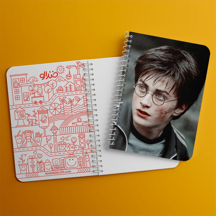 دفتر لیست خرید 50 برگ خندالو طرح هری پاتر Harry Potter کد 2687