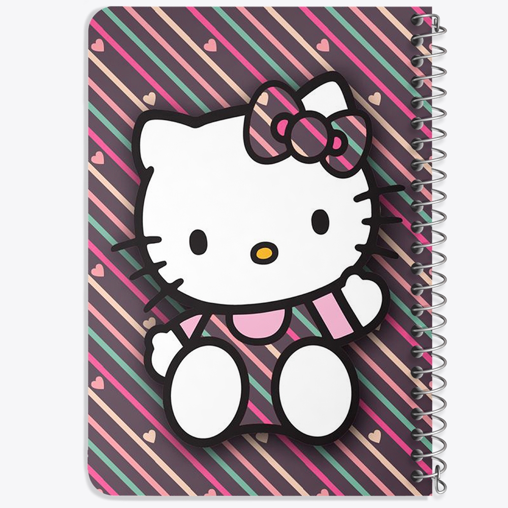 دفتر لیست خرید 50 برگ خندالو طرح هلو کیتی Hello Kitty کد 2493