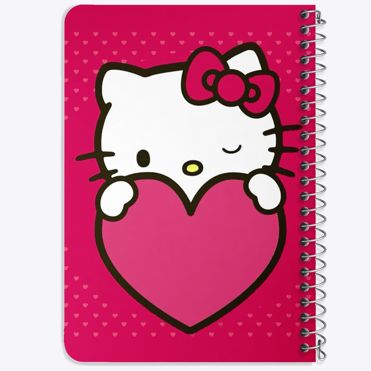 دفتر لیست خرید 50 برگ خندالو طرح هلو کیتی Hello Kitty کد 2491