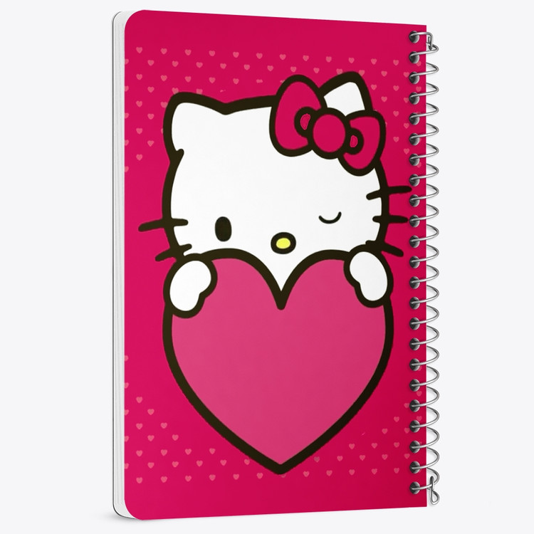 دفتر لیست خرید 50 برگ خندالو طرح هلو کیتی Hello Kitty کد 2491