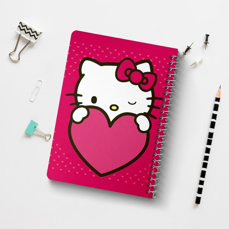دفتر لیست خرید 50 برگ خندالو طرح هلو کیتی Hello Kitty کد 2491