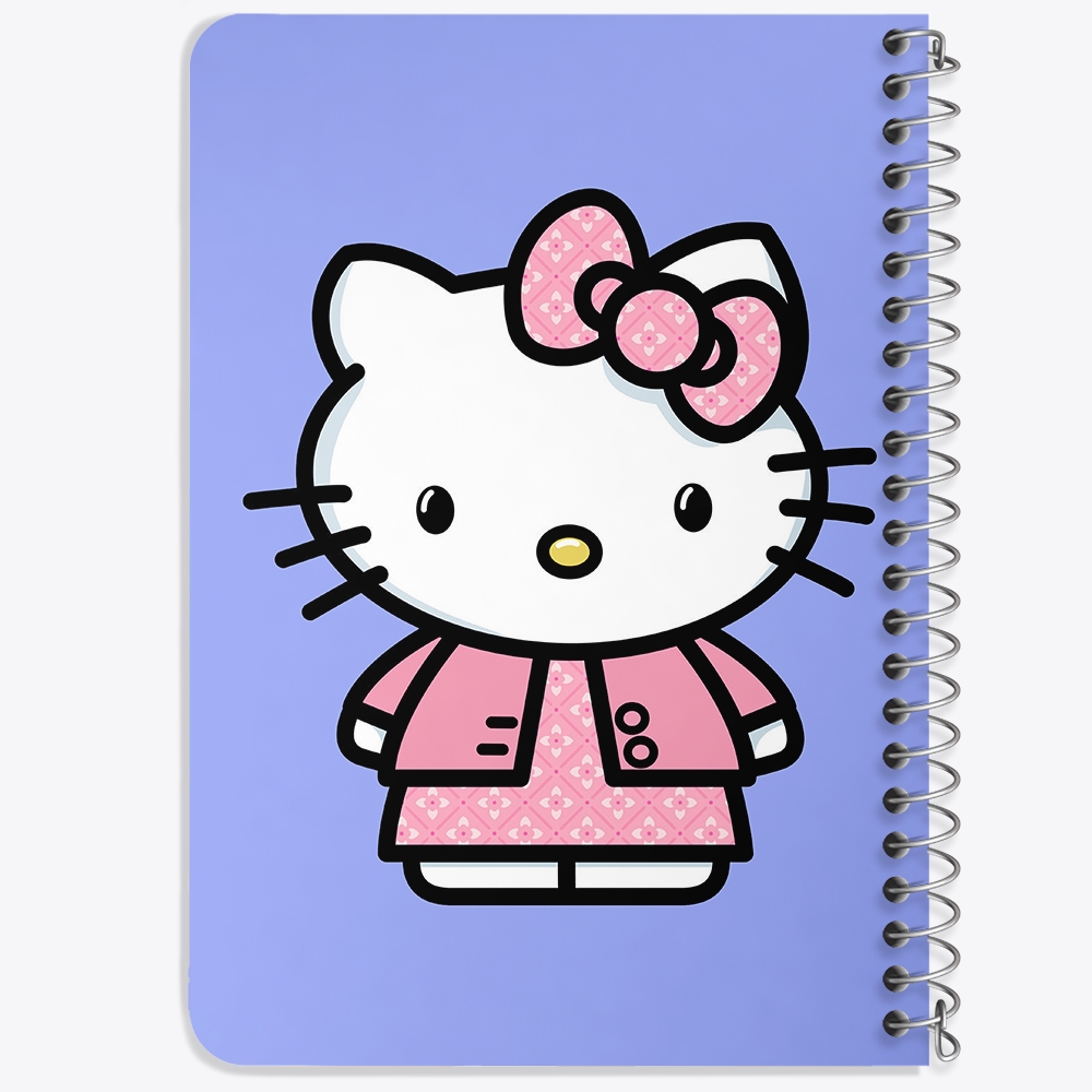 دفتر لیست خرید 50 برگ خندالو طرح هلو کیتی Hello Kitty کد 2489