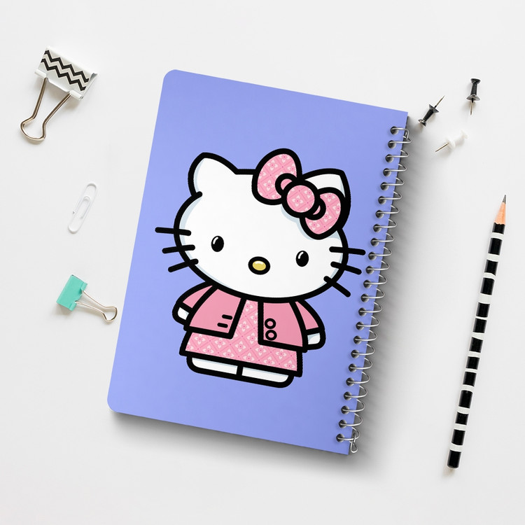 دفتر لیست خرید 50 برگ خندالو طرح هلو کیتی Hello Kitty کد 2489