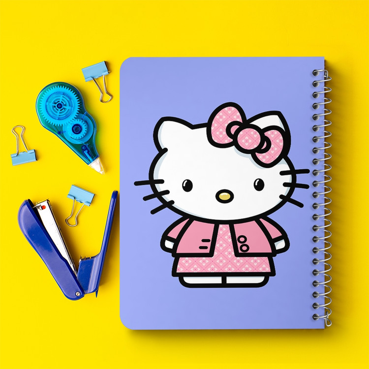 دفتر لیست خرید 50 برگ خندالو طرح هلو کیتی Hello Kitty کد 2489