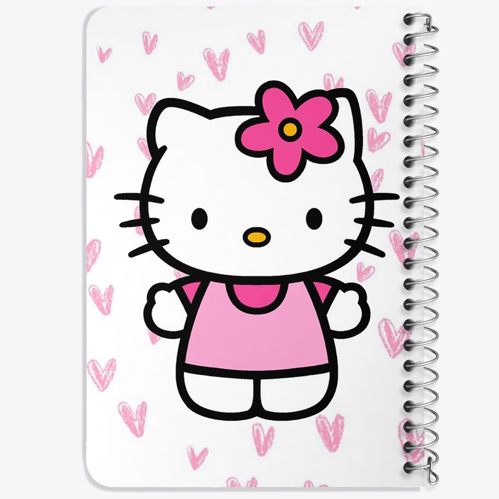 دفتر لیست خرید 50 برگ خندالو طرح هلو کیتی Hello Kitty کد 2488