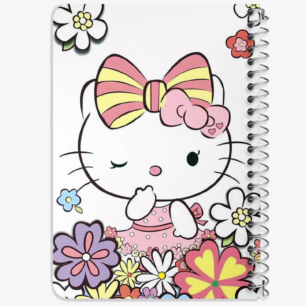 دفتر لیست خرید 50 برگ خندالو طرح هلو کیتی Hello Kitty کد 2479