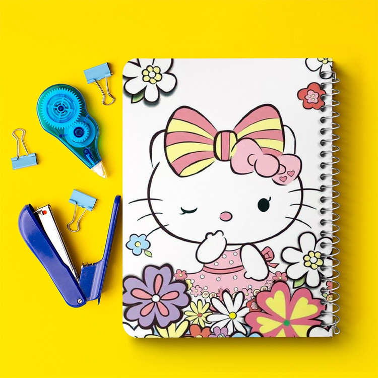 دفتر لیست خرید 50 برگ خندالو طرح هلو کیتی Hello Kitty کد 2479
