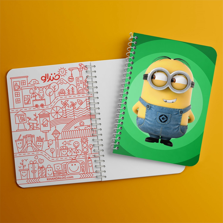دفتر لیست خرید 50 برگ خندالو طرح مینیون Minions کد 2452