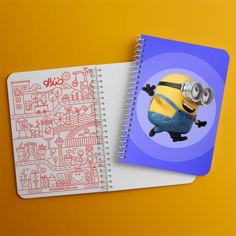 دفتر لیست خرید 50 برگ خندالو طرح مینیون Minions کد 2442