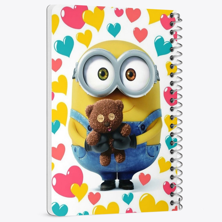 دفتر لیست خرید 50 برگ خندالو طرح مینیون Minions کد 2441