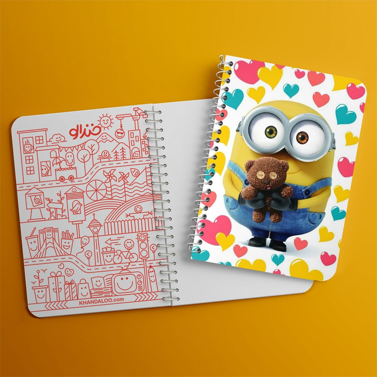 دفتر لیست خرید 50 برگ خندالو طرح مینیون Minions کد 2441