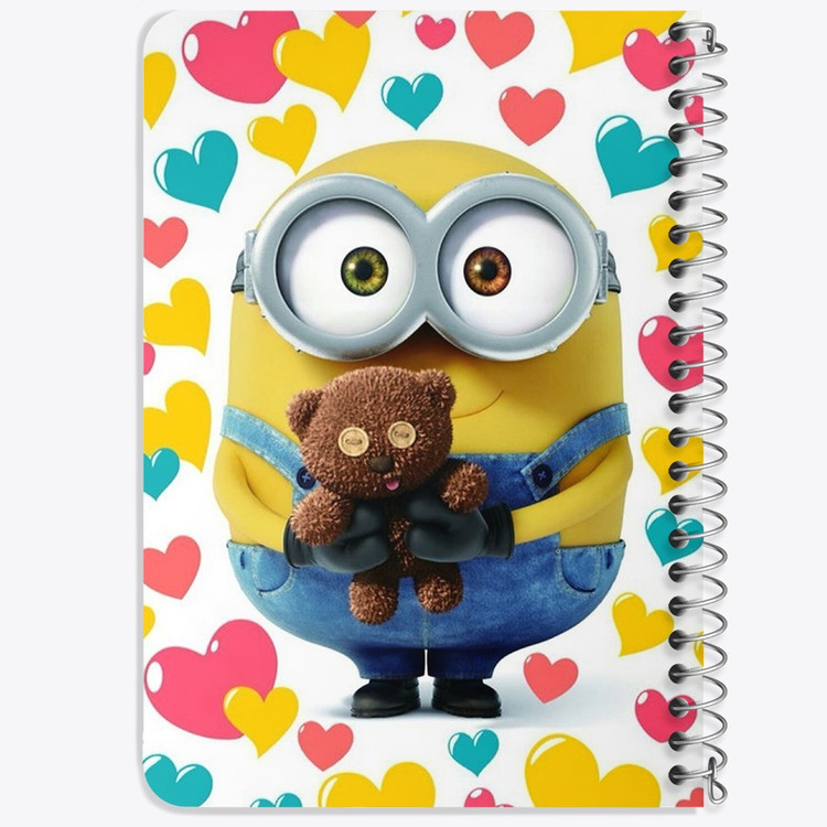 دفتر لیست خرید 50 برگ خندالو طرح مینیون Minions کد 2441