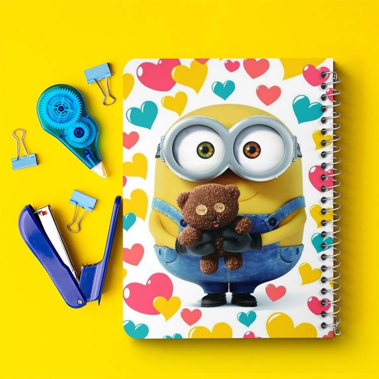 دفتر لیست خرید 50 برگ خندالو طرح مینیون Minions کد 2441