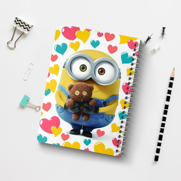 دفتر لیست خرید 50 برگ خندالو طرح مینیون Minions کد 2441