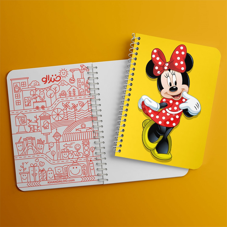 دفتر لیست خرید 50 برگ خندالو طرح میکی موس Mickey Mouse کد 2436
