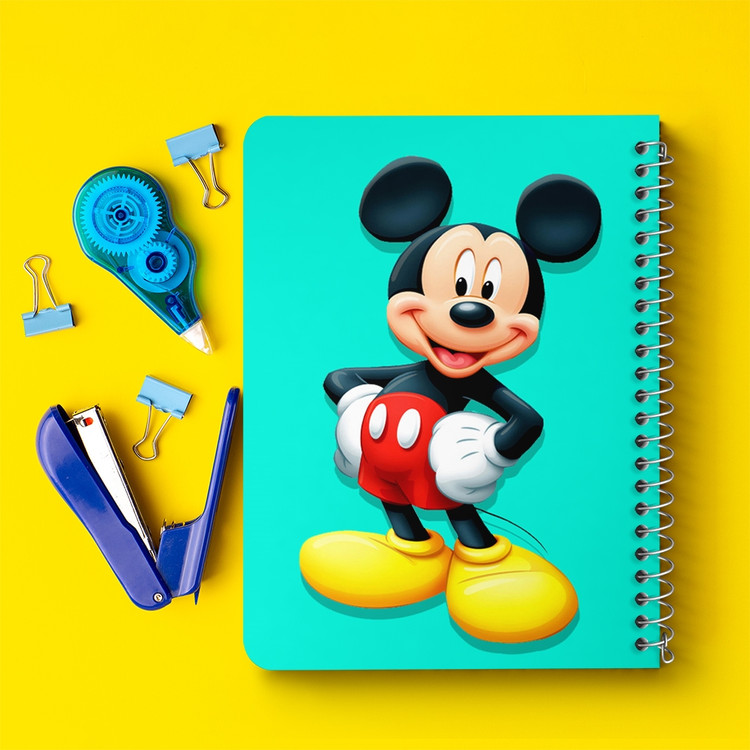 دفتر لیست خرید 50 برگ خندالو طرح میکی موس Mickey Mouse کد 2434