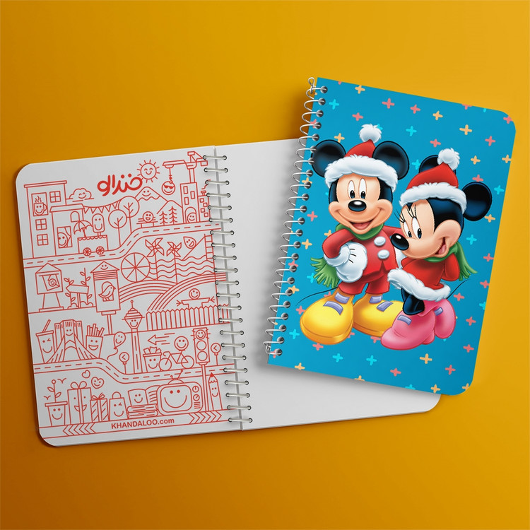 دفتر لیست خرید 50 برگ خندالو طرح میکی موس Mickey Mouse کد 2420