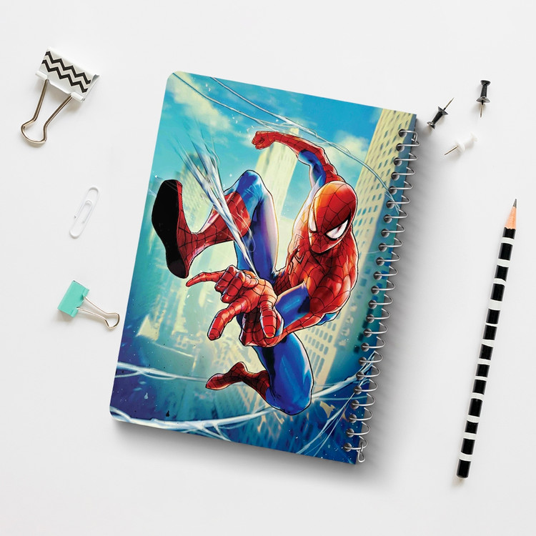 دفتر لیست خرید 50 برگ خندالو طرح مرد عنکبوتی Spider Man کد 2377