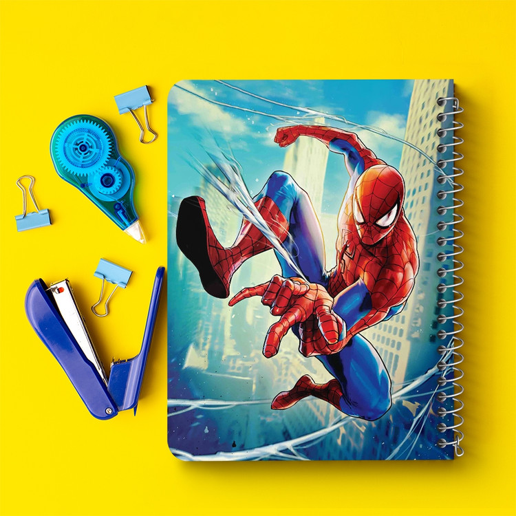 دفتر لیست خرید 50 برگ خندالو طرح مرد عنکبوتی Spider Man کد 2377