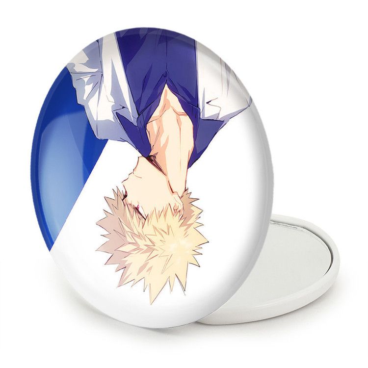 آینه جیبی خندالو طرح کاتسوکی باکوگو انیمه آکادمی قهرمان من My Hero Academia مدل تاشو کد 10078