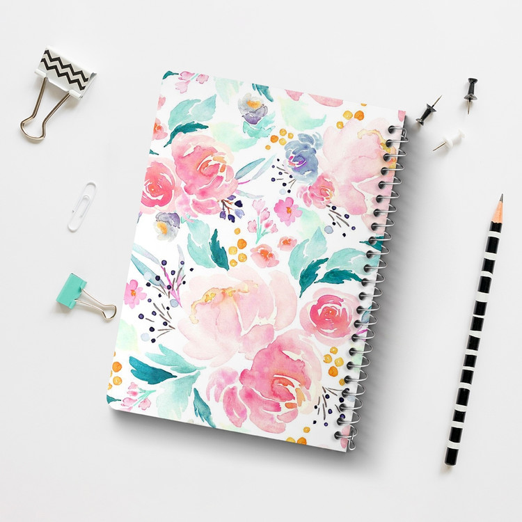 دفتر لیست خرید 50 برگ خندالو طرح گل کد 2232