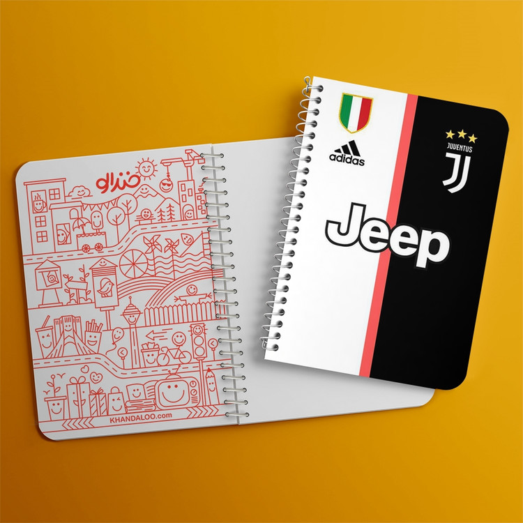 دفتر لیست خرید 50 برگ خندالو طرح باشگاه یوونتوس Juventus کد 2144