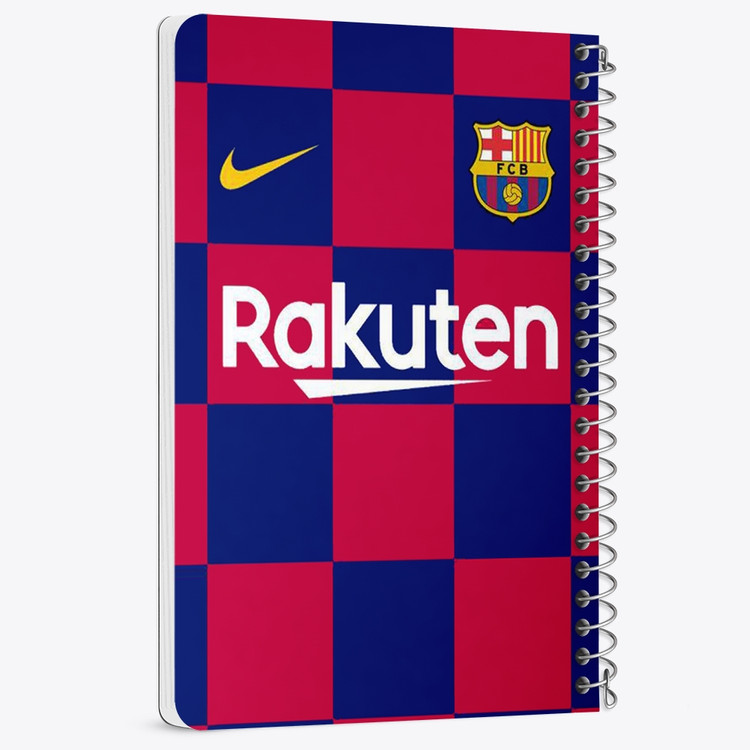 دفتر لیست خرید 50 برگ خندالو طرح باشگاه بارسلونا FC Barcelona کد 2143