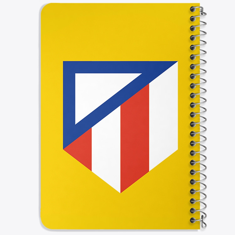 دفتر لیست خرید 50 برگ خندالو طرح باشگاه اتلتیکو مادرید Atletico Madrid کد 2140