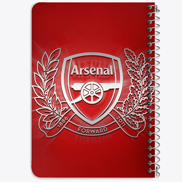 دفتر لیست خرید 50 برگ خندالو طرح باشگاه آرسنال Arsenal کد 2138