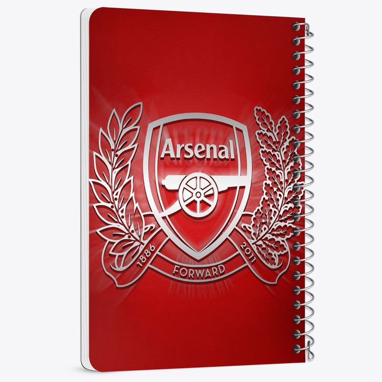 دفتر لیست خرید 50 برگ خندالو طرح باشگاه آرسنال Arsenal کد 2138