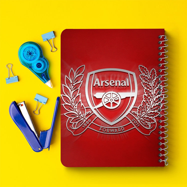 دفتر لیست خرید 50 برگ خندالو طرح باشگاه آرسنال Arsenal کد 2138