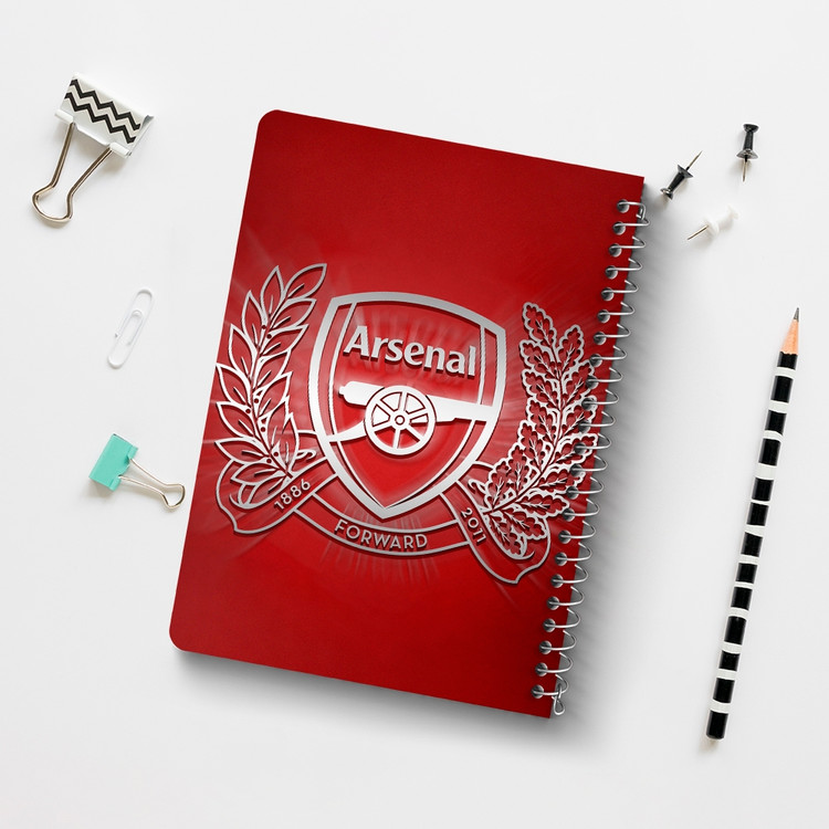 دفتر لیست خرید 50 برگ خندالو طرح باشگاه آرسنال Arsenal کد 2138