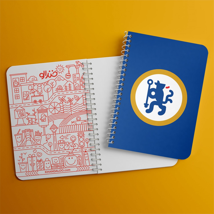 دفتر لیست خرید 50 برگ خندالو طرح باشگاه چلسی Chelsea کد 2136