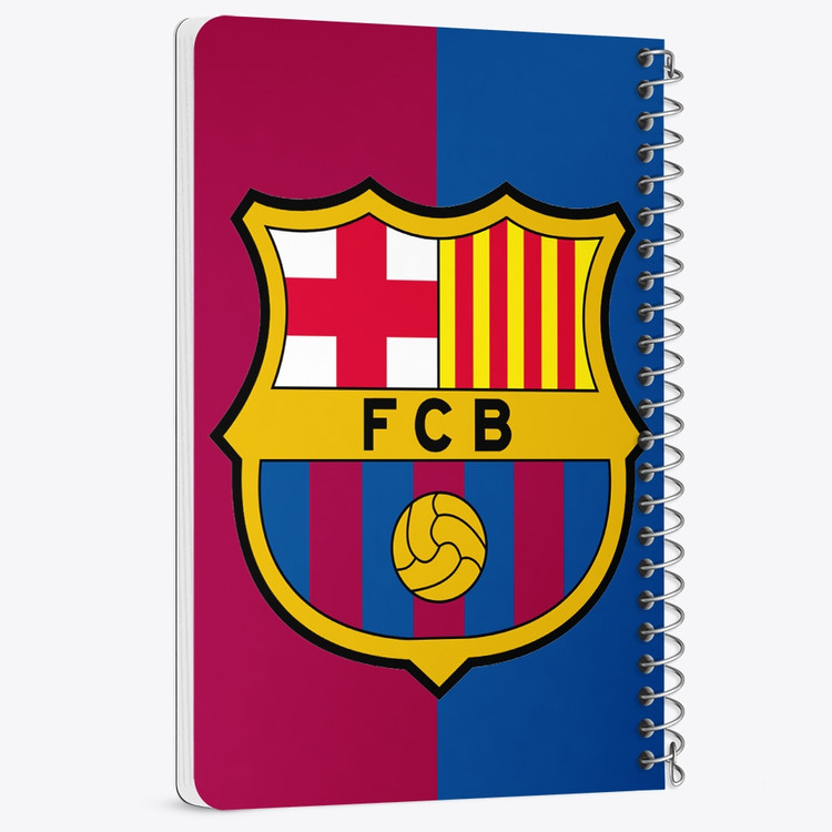 دفتر لیست خرید 50 برگ خندالو طرح باشگاه بارسلونا FC Barcelona کد 2094