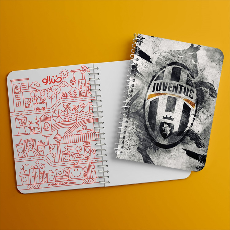 دفتر لیست خرید 50 برگ خندالو طرح باشگاه یوونتوس Juventus کد 2093