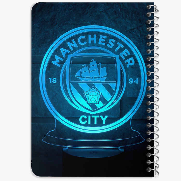 دفتر لیست خرید 50 برگ خندالو طرح باشگاه منچستر سیتی Manchester City کد 2069