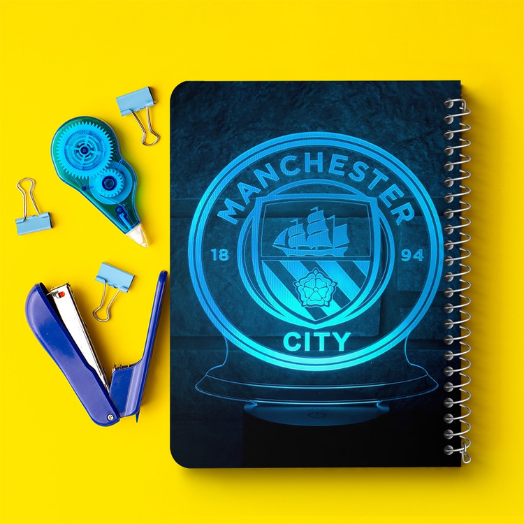 دفتر لیست خرید 50 برگ خندالو طرح باشگاه منچستر سیتی Manchester City کد 2069