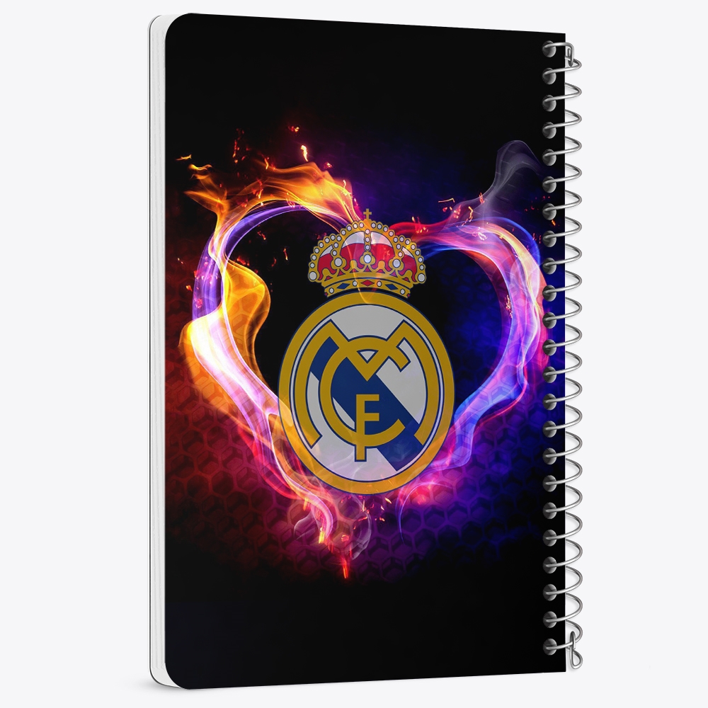 دفتر لیست خرید 50 برگ خندالو طرح باشگاه رئال مادرید Real Madrid کد 2057