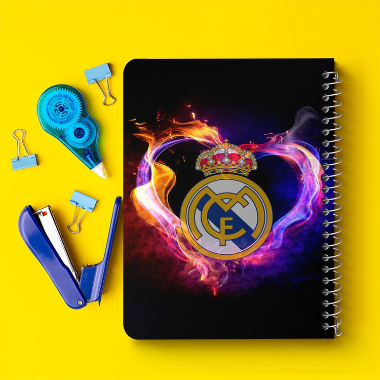 دفتر لیست خرید 50 برگ خندالو طرح باشگاه رئال مادرید Real Madrid کد 2057