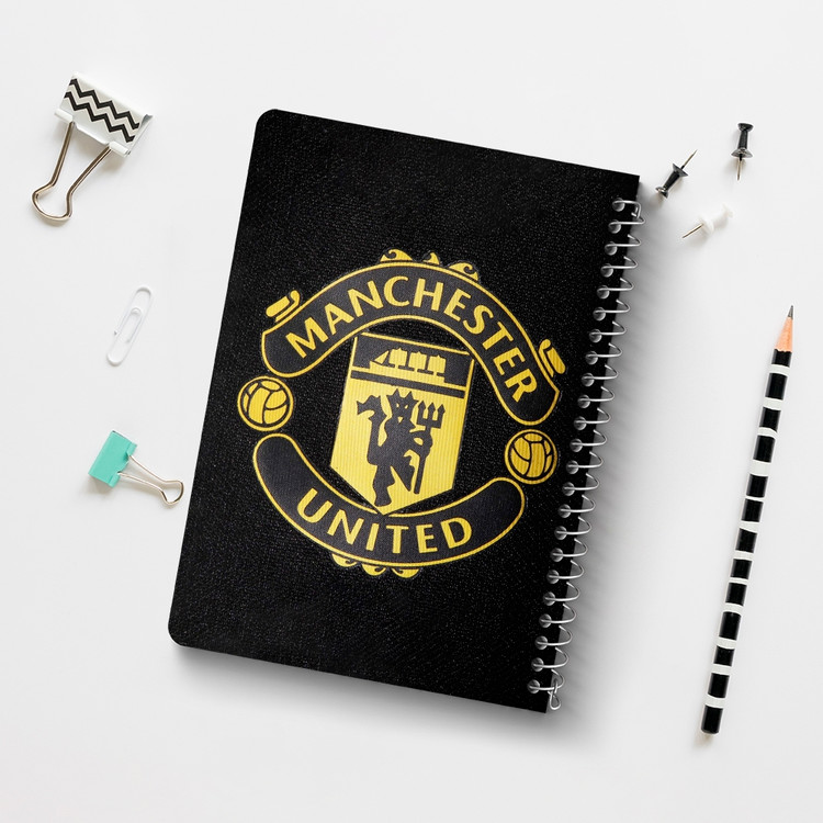 دفتر لیست خرید 50 برگ خندالو طرح باشگاه منچستریونایتد Manchester United کد 2056