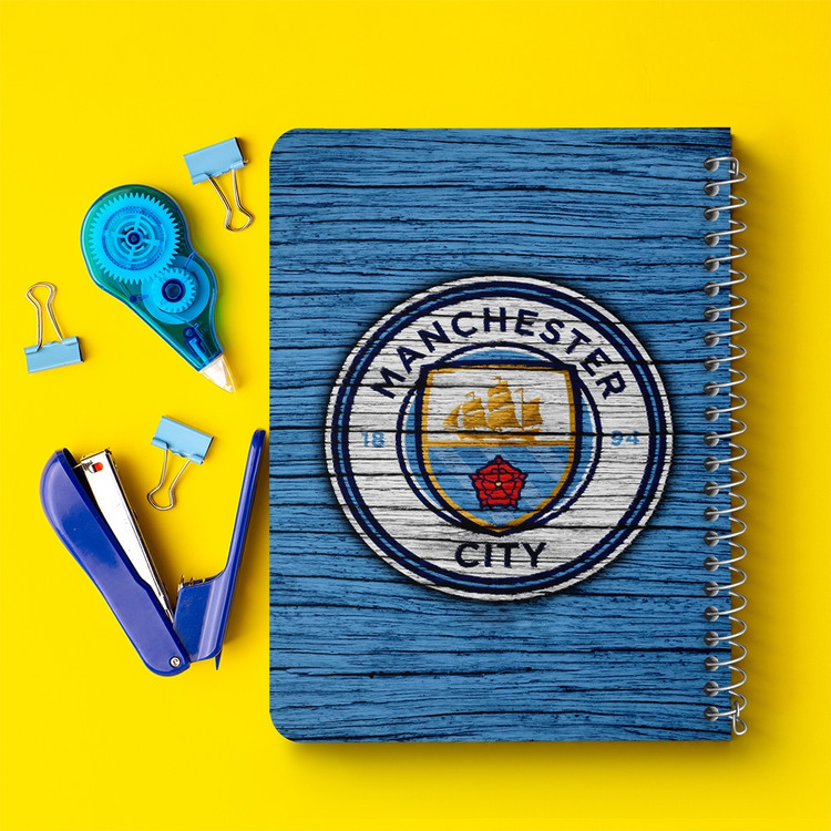 دفتر لیست خرید 50 برگ خندالو طرح باشگاه منچسترسیتی Manchester City کد 2053