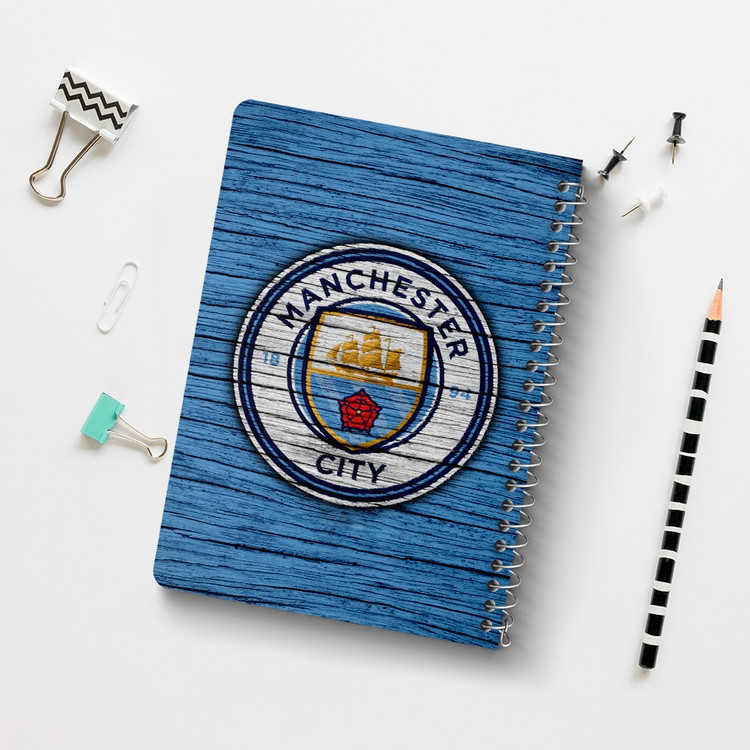 دفتر لیست خرید 50 برگ خندالو طرح باشگاه منچسترسیتی Manchester City کد 2053