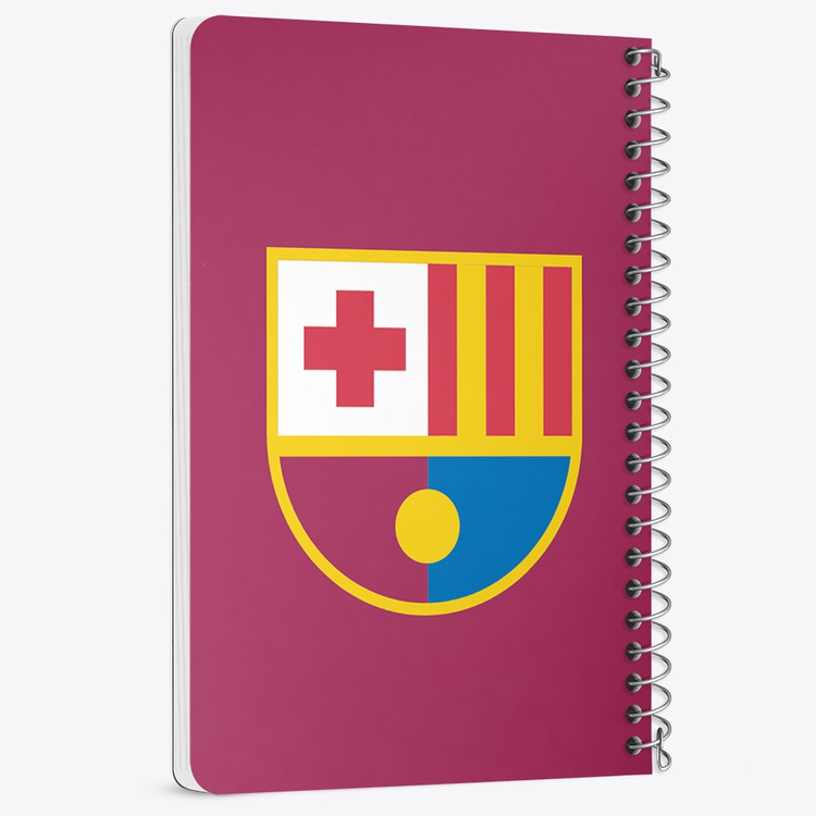 دفتر لیست خرید 50 برگ خندالو طرح باشگاه بارسلونا FC Barcelona کد 2038